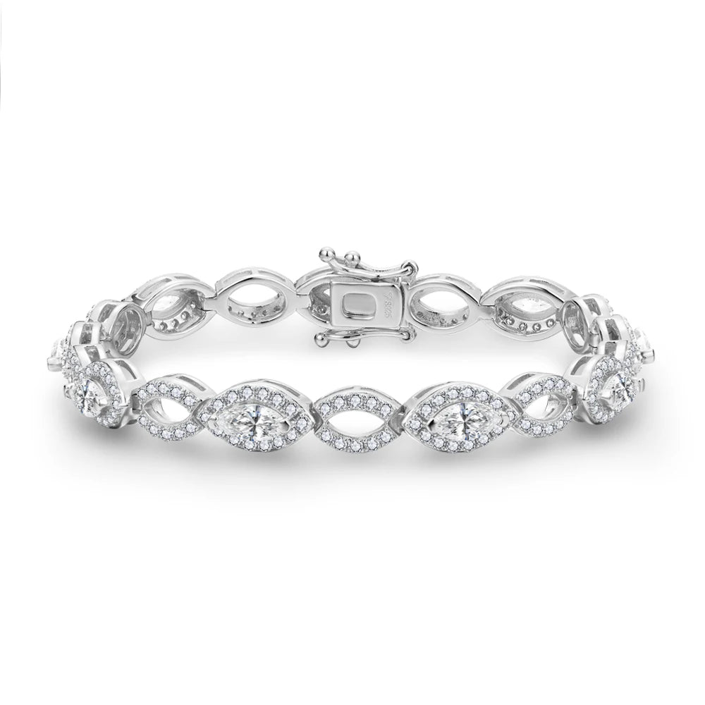 Marquis Halo Bracelet