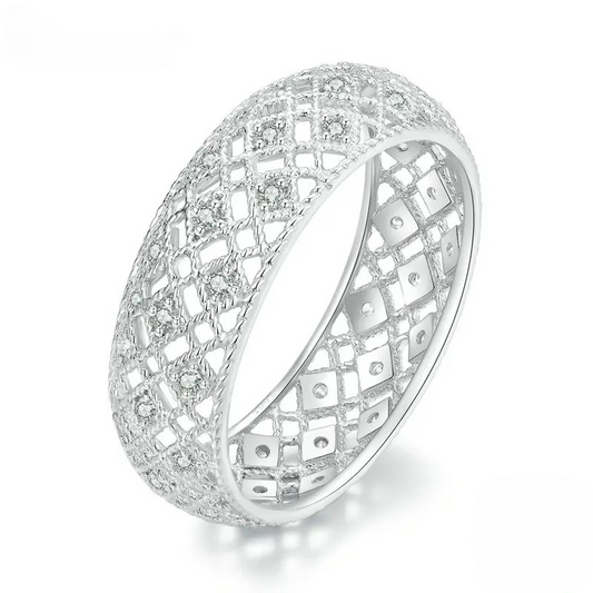 Criss-Cross Statement Finger Ring - Arabeska