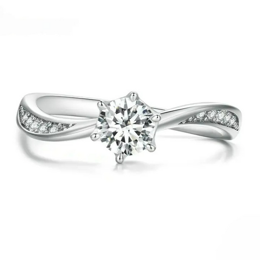 Nour Minimalist Sterling Silver Band Ring