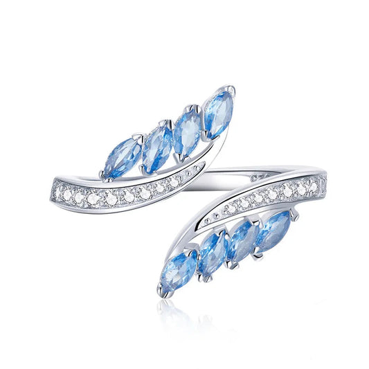 Blue Willow Adjustable Ring - Runa