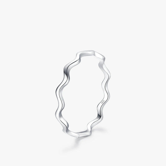 Thin Stackable Sterling Silver Ring
