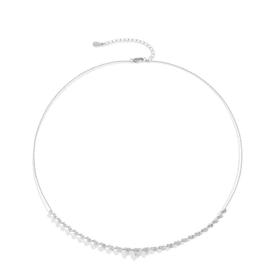 Dainty Moissanite Crystal Choker