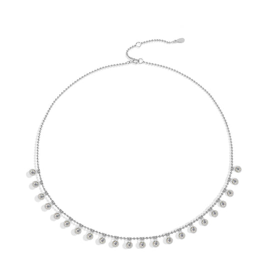 Moissanite Dangling Necklace