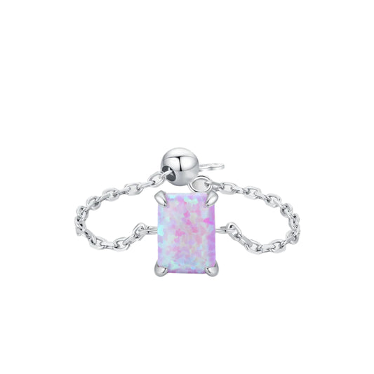 Purple Opal Adjustable Ring - Zia