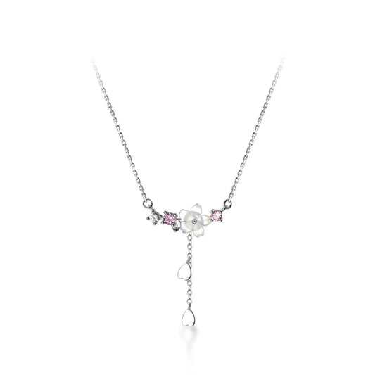 Cherry Blossom Pendant Necklace - Haya