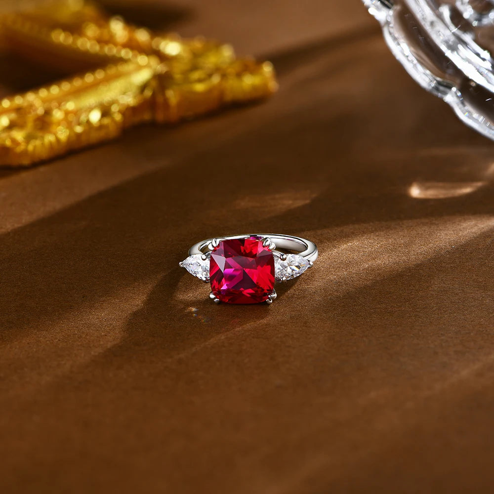 Ruby Red Royal Fire Ring