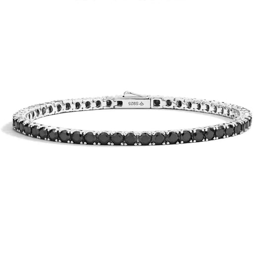 Black Moissanite Tennis Bracelet - Capri
