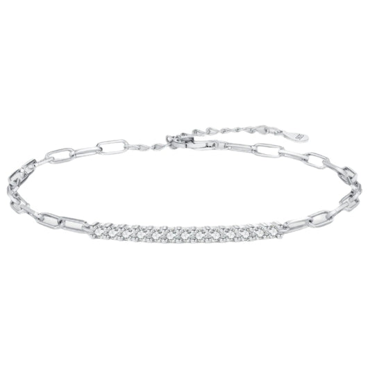 Sterling Silver Bar Bracelet - Aven