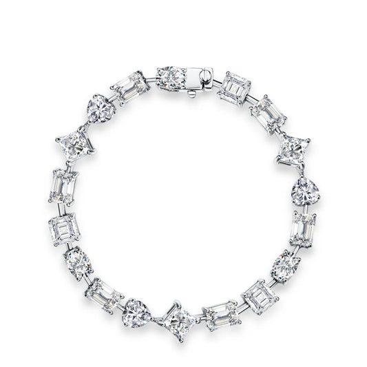 Chunky Moissanite Bracelet - Sahir