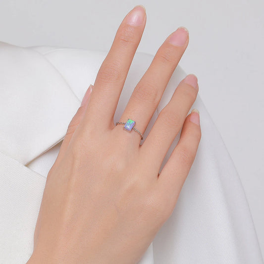 Purple Opal Adjustable Ring - Zia
