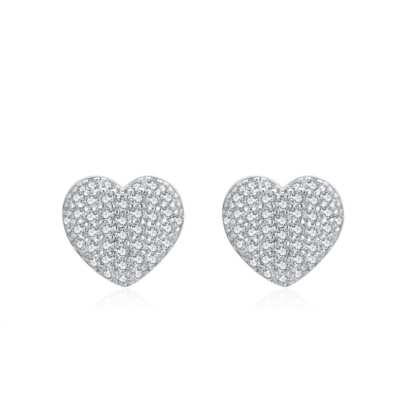 Heart Stud Earrings - Reni