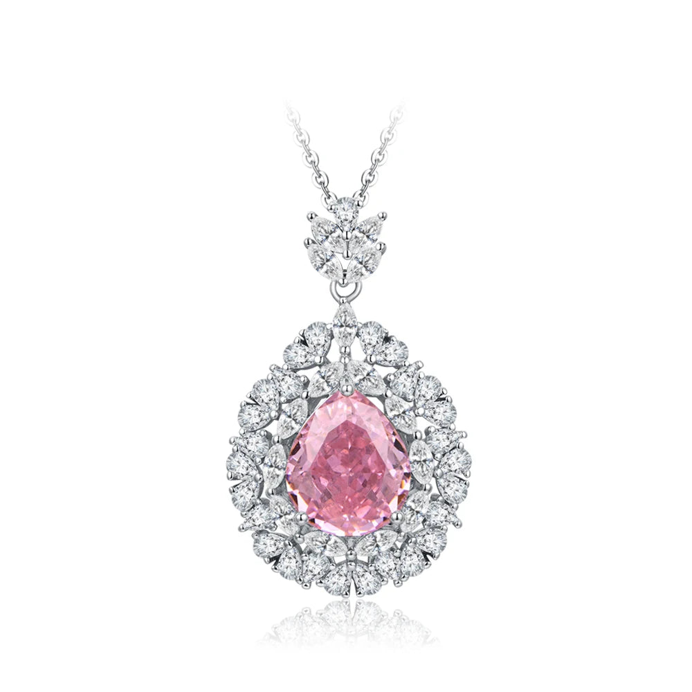 Rose Diamond Pendant Necklace