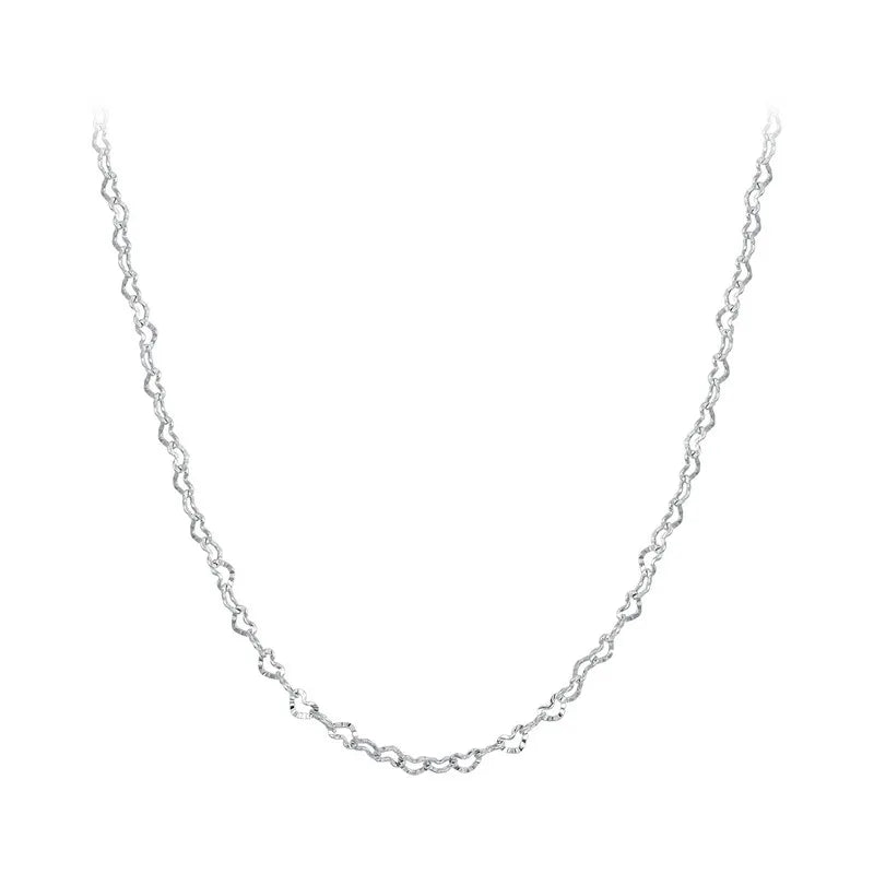 Delicate Heart Chain Necklace
