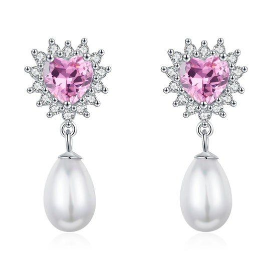 Pearl Drop Earrings - Roselle