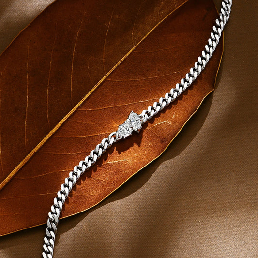 Marquise Pear Moissanite Bracelet