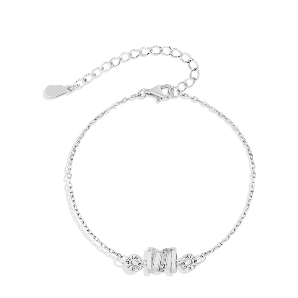 Spiral Chain Link Bracelet - Fayra