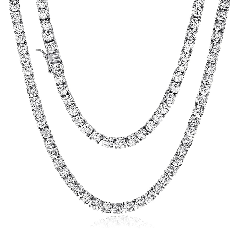 Moissanite Tennis Necklace 3mm