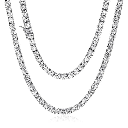 Moissanite Tennis Necklace 3mm