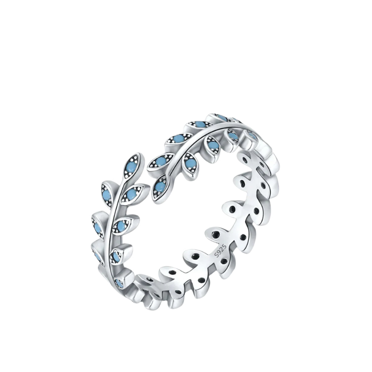 Adjustable Vintage Finger Ring with Turquoise