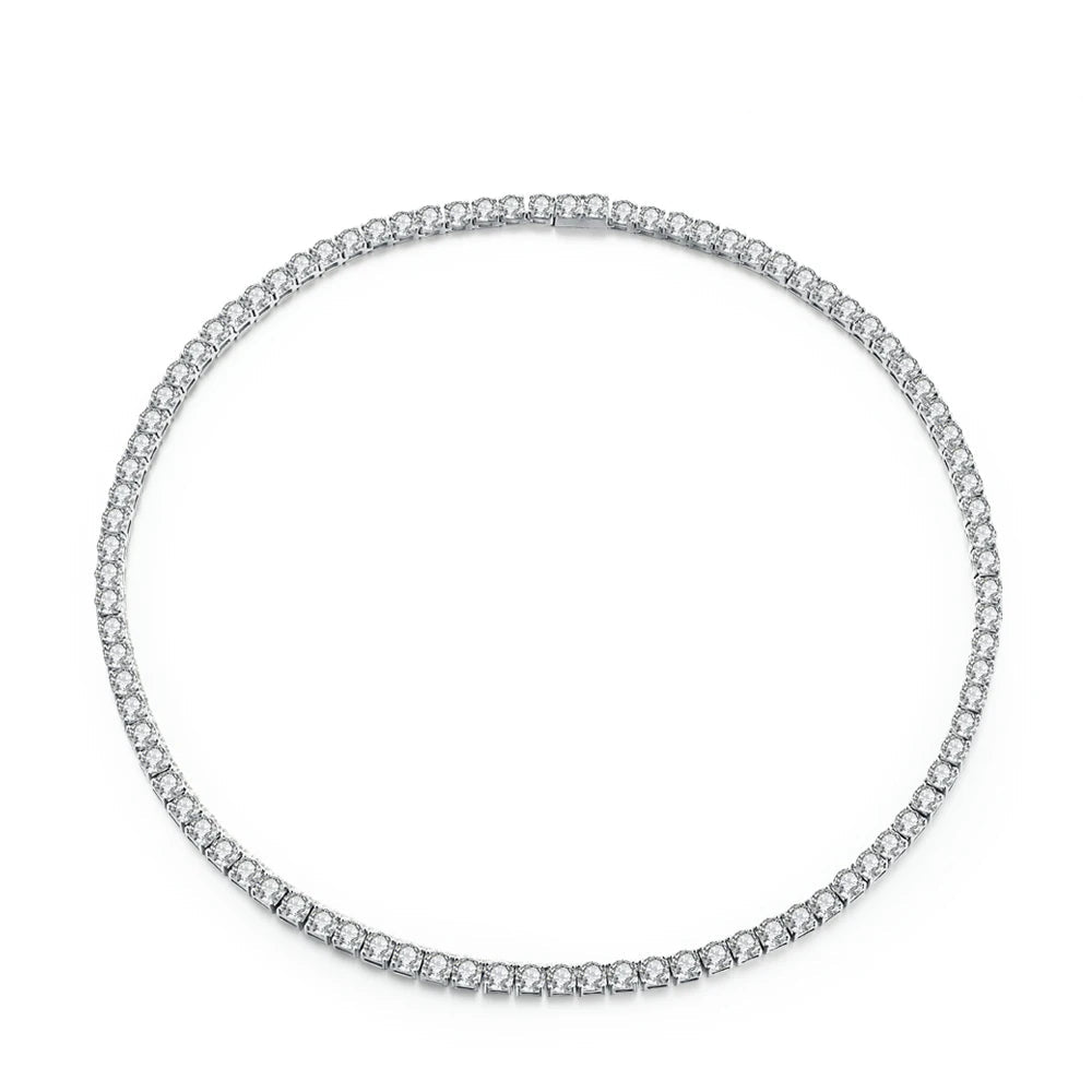 Moissanite Necklace 5mm