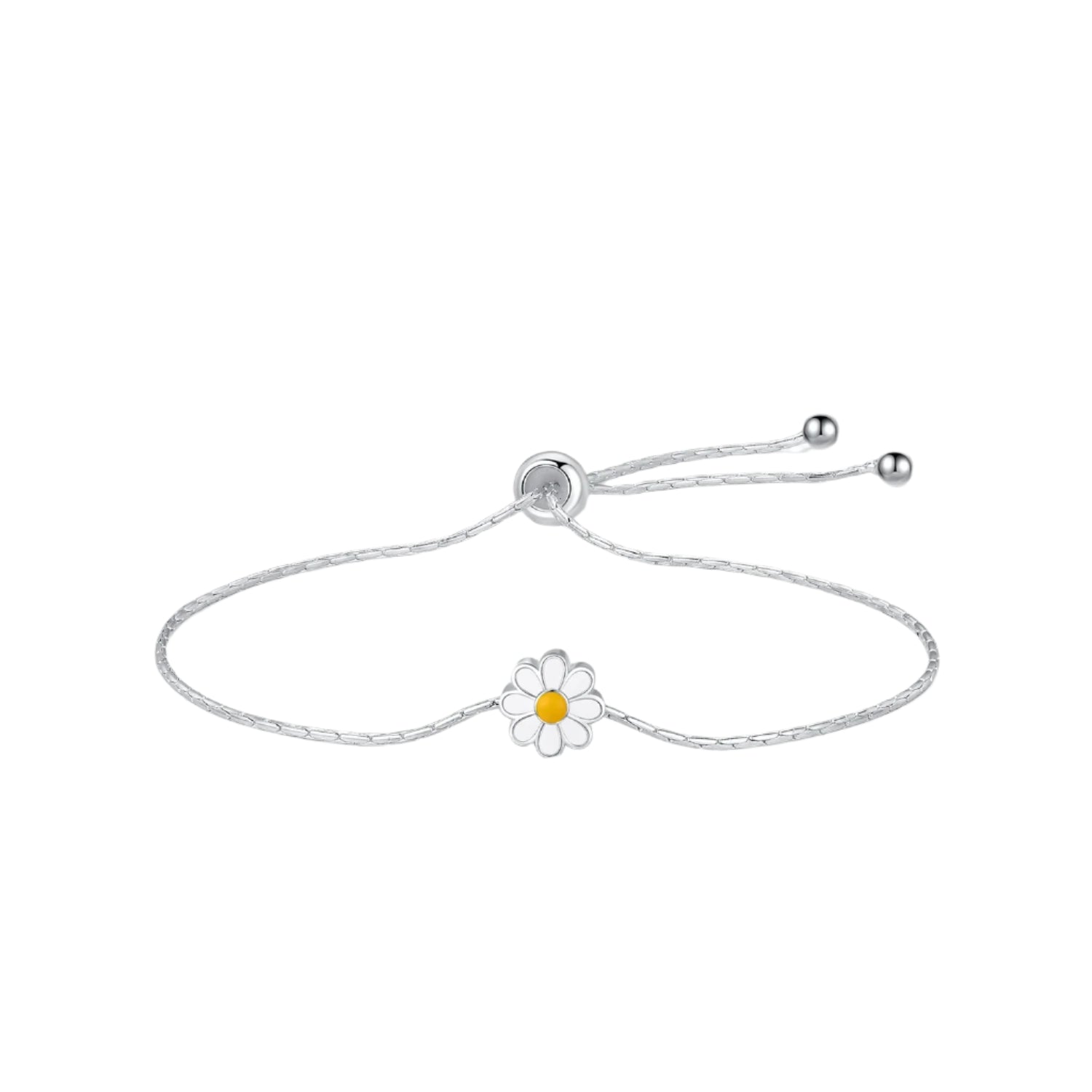 Daisy Enamel Adjustable Bracelet - Risa