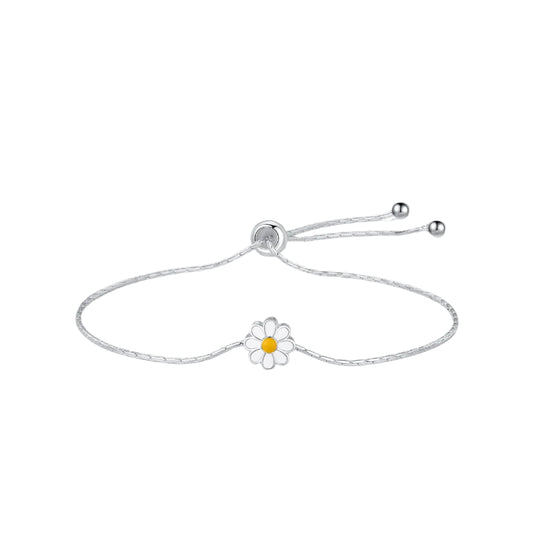 Daisy Enamel Adjustable Bracelet - Risa