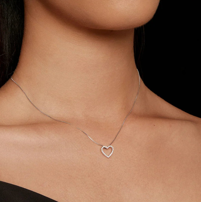 Sterling Silver Heart Necklace