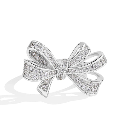 Bow Knot Moissanite Ring - Rani
