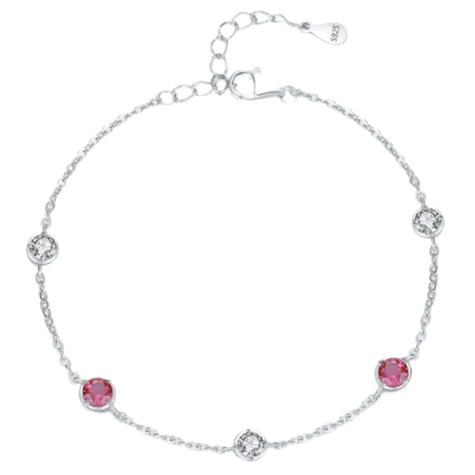 Red Chain Link Bracelet - Neya