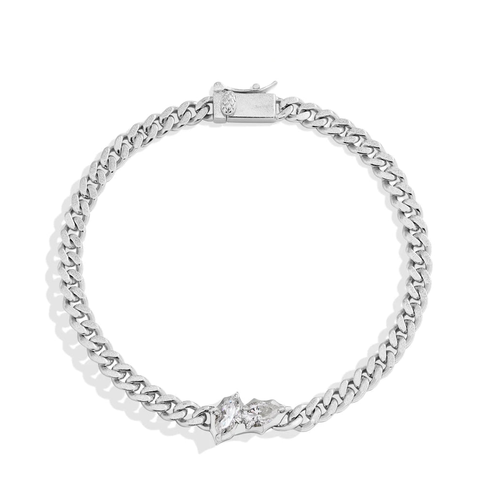 Marquise Pear Moissanite Bracelet