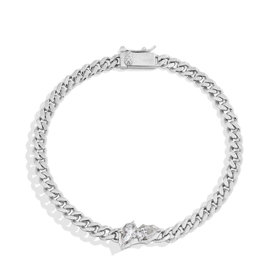 Marquise Pear Moissanite Bracelet