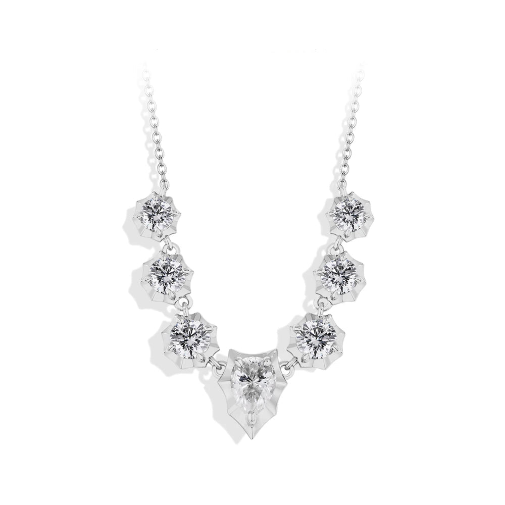 Snowflake Moissanite Necklace - Ilham