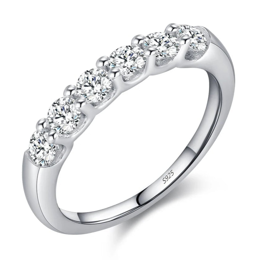 Sterling Silver Eternity Band - Romi