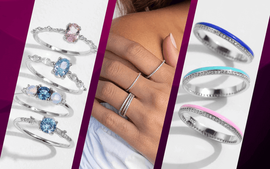 Stylish Birthday Rings Under 150 SAR