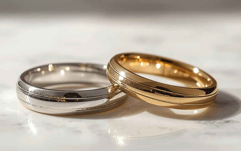 White Gold vs Yellow Gold