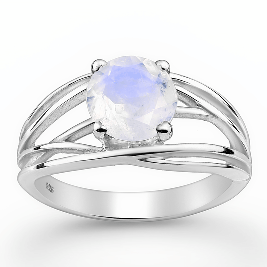 Layali Sterling Silver Moonstone Ring