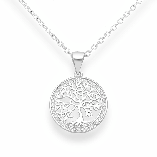 Silver Tree of Life Necklace - Amal