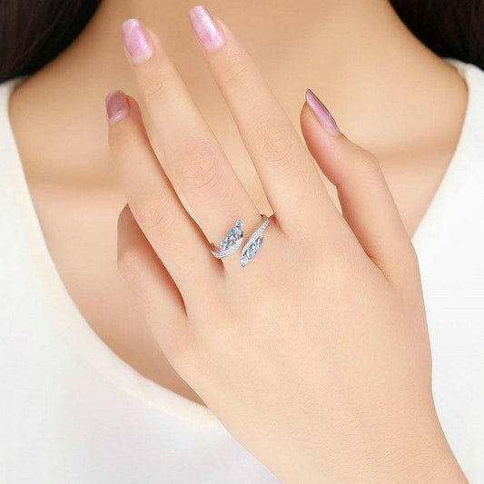 Blue Willow Adjustable Ring - Runa