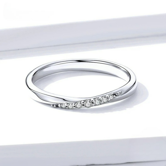 Sterling Silver Band Ring - Dawn