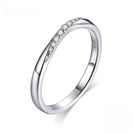 Sterling Silver Band Ring - Dawn