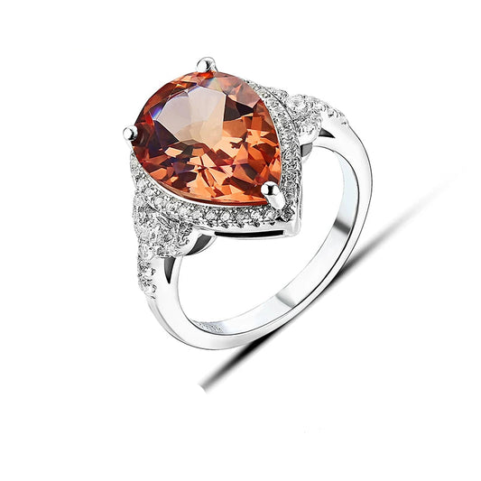 Pear-Shape Statement Engagement Ring