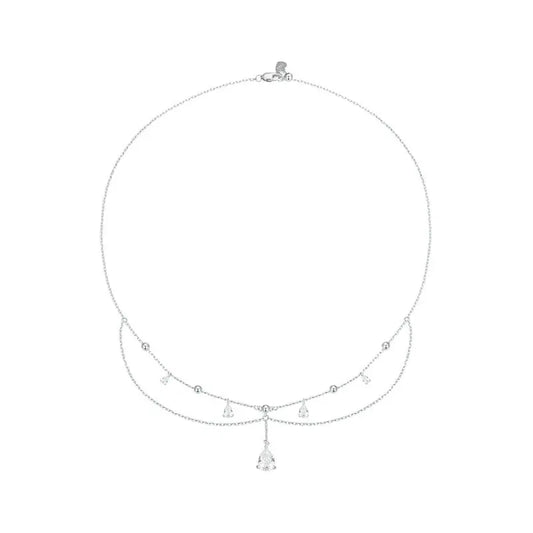 Sun and Moon Sterling Silver Necklace - Saifan
