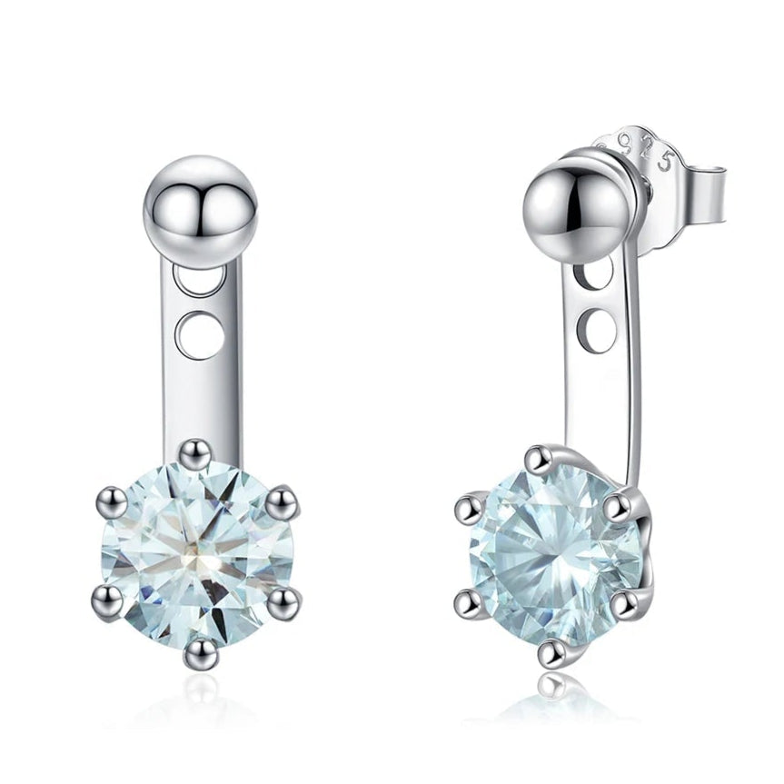 Brilliant Moissanite Stud Earrings