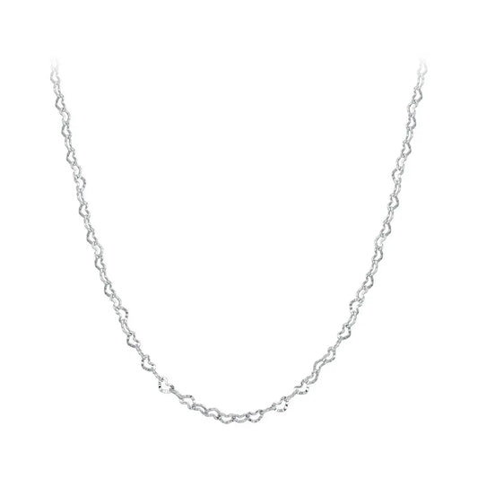 Delicate Heart Chain Necklace
