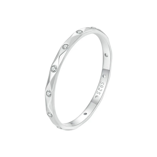 Minimalist Band Ring - Sage