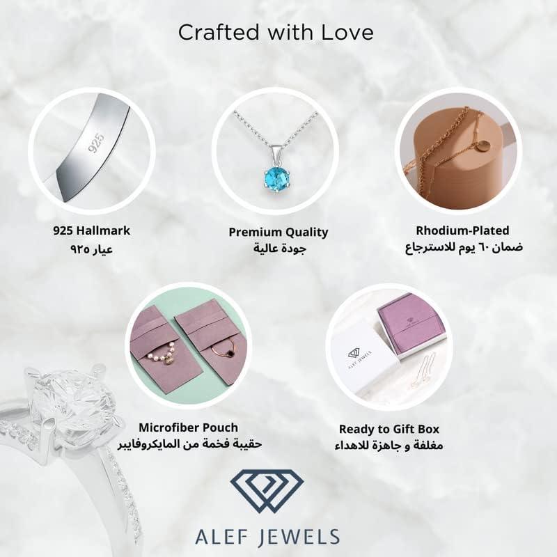 Alef Jewels Sterling Silver Cable Chain with Spring Ring Clasp 18/20/22 inch with extender 